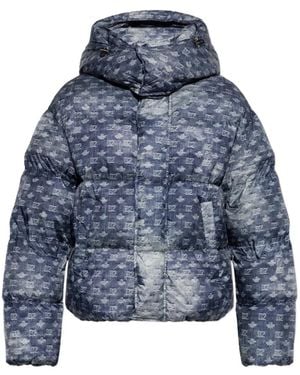 DSquared² D2-Monogram Down Jacket - Blue