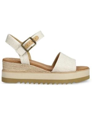 TOMS Diana Wedge Sandals - Natural