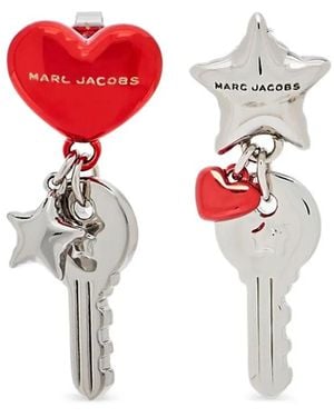 Marc Jacobs The Trinket Charm Balloon Earrings - Red