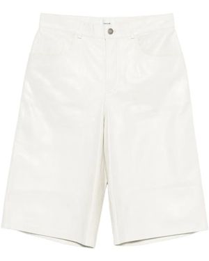Haikure Five-Pockets Denim Shorts - White