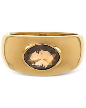 Nimo With Love Bague En 18Ct Sertie De Saphir - Metallic