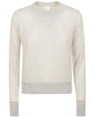 C.T.Plage Jersey Con Cuello Redondo - Blanco
