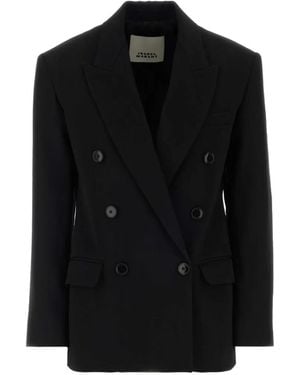Isabel Marant Khera Double-Breasted Blazer - Black
