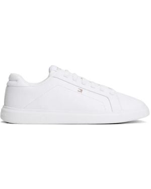 Tommy Hilfiger Lace-Up Sneakers - Blanc