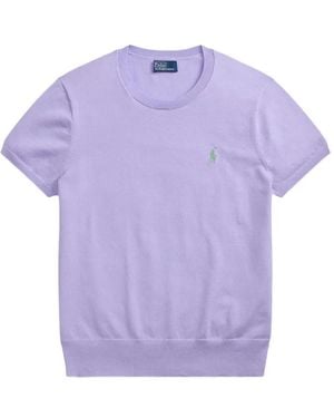 Polo Ralph Lauren Short-Sleeve Jumper - Purple
