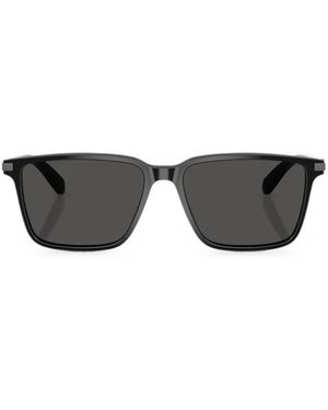 Brooks Brothers Rectangle-Frame Sunglasses - Gray