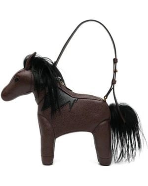 Thom Browne Bolso Baby Con Forma De Caballo - Negro