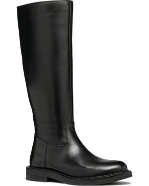 Geox Serilda Calf Leather Boots - Black