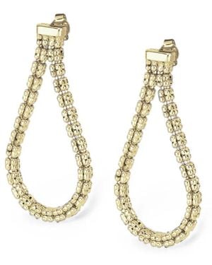 Desmo Infinity Frames Drop Earrings - Metallic