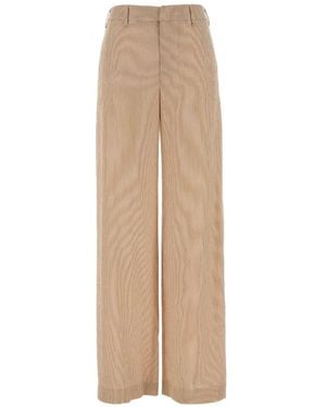 PT Torino Pantalon En Velours Côtelé À Coupe Ample - Natural
