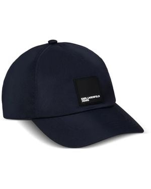 KARL LAGERFELD Box Logo Cap - Blue