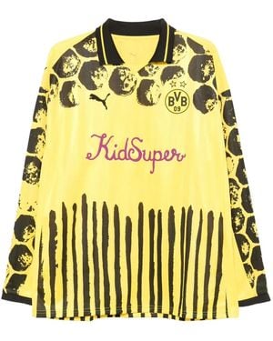 PUMA X Kidsuper Borussia Dortmund Long-Sleeved Shirt - Yellow