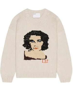PALY Jersey Liz Con Cuello Redondo - Blanco