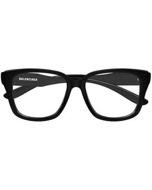 Balenciaga Bb Square-Frame Glasses - Black