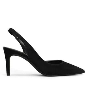Michael Kors Escarpins Pointus À Bride Arrière - Black