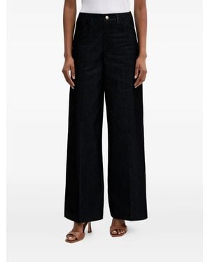 Silvian Heach Pantalones a rayas - Negro