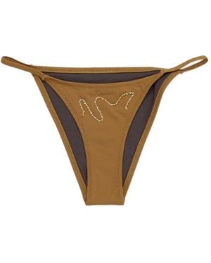 Paloma Wool Bragas De Bikini Sharpie Con Cuentas - Neutro