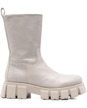 Marc O' Polo Zip-Detail Boots - Gray