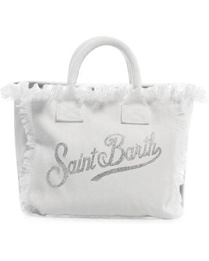 MC2 Saint Barth Colette Tote Bag Mit Strass - Weiß