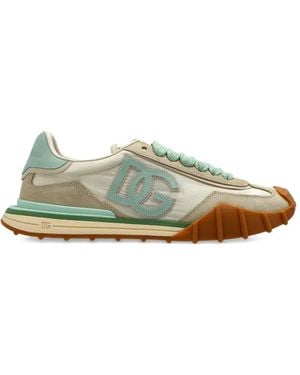 Dolce & Gabbana Logo Laces Trainers - Green