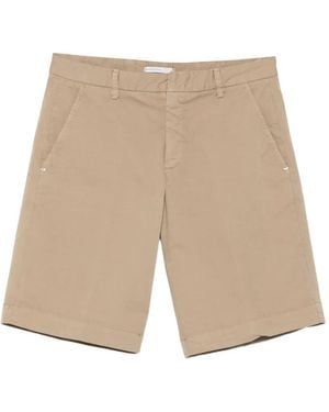 Entre Amis Danubio Belt-Loop Shorts - White