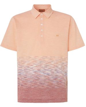 Missoni Intarsia-Knit Polo Shirt - Pink