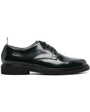 Thom Browne Uniform Lace-Up Loafers - Black