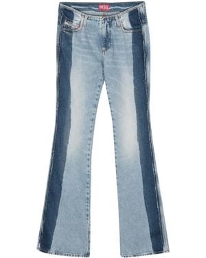DIESEL D-Dale Low-Rise Bootcut Jeans - Blue