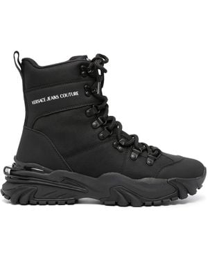 Versace Jeans Couture Trail Trek Chunky-Sole Boots - Black