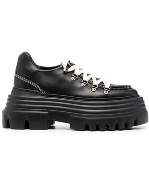 Bally Glody Platform Brogues - Black