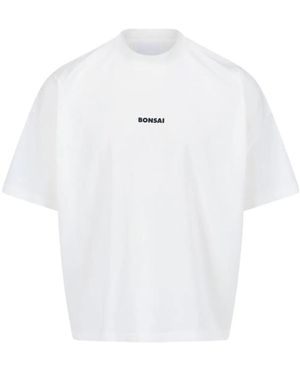Bonsai ロゴ Tシャツ - ホワイト