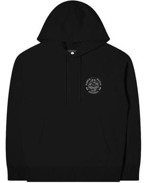 Edwin Music Channel Graphic-Print Hoodie - Black