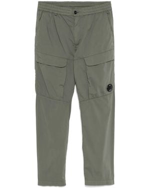 C.P. Company Lens-Detail Cargo Pants - Green