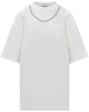 Ambush Chain-Detailing T-Shirt - White