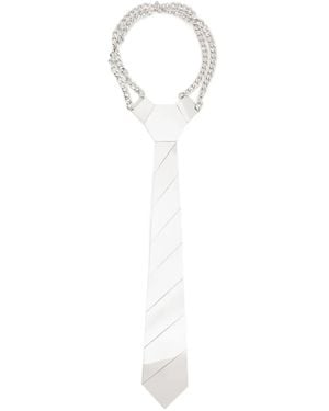 Isabel Sanchis Metal Tie Necklace - Weiß