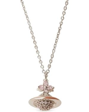 Vivienne Westwood Tiziana Orb ペンダント ネックレス - メタリック