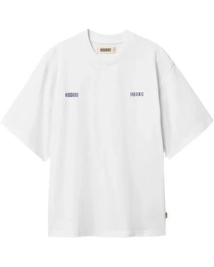 Woodbird Bain Zilla Graphic-Print T-Shirt - White