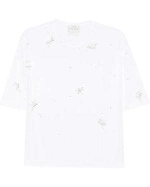 Forte Forte トンボ Tシャツ - ホワイト