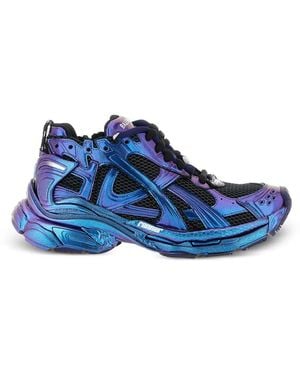 Balenciaga Iridescent Trainers - Blue