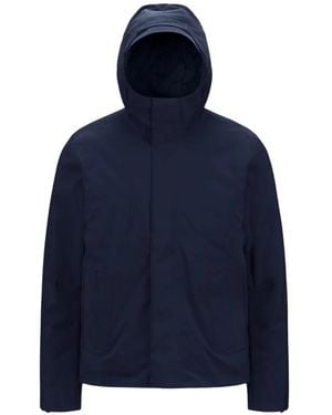 K-Way Chaqueta Con Capucha - Azul