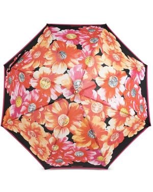 Moschino Floral-Motif Umbrella - Pink