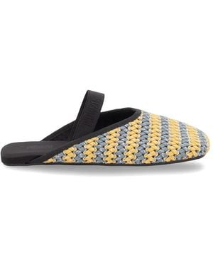 FLOWZE Mules mit Riemendetail - Weiß