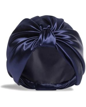 Alberta Ferretti Knotted Hat - Blue