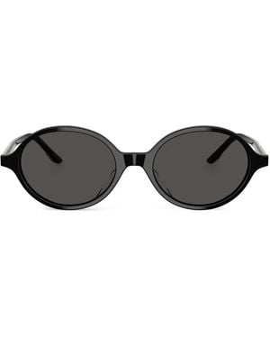 Oliver Peoples Round-Frame Sunglasses - Black