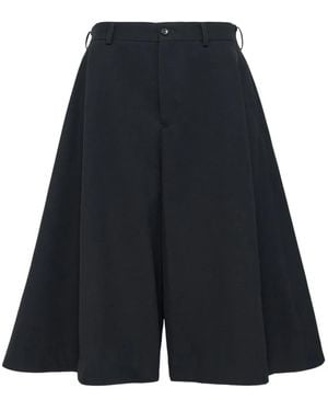 Comme des Garçons Pantalones cortos con botones - Azul