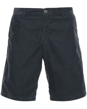 Massimo Alba Vela Bermudas Aus Cord - Blau
