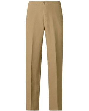 Boglioli Button-Up Pants - Natural