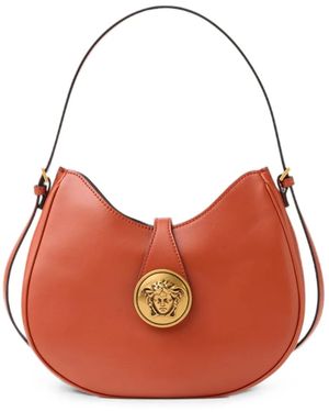 Versace Emblème Nappa Bag - Orange