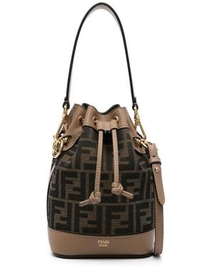 Fendi Mon Tresor Mini Bucket Bag - Black