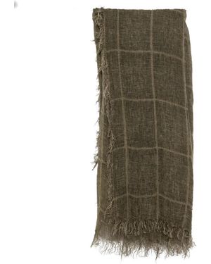 Forme D'expression Checked Scarf - Green